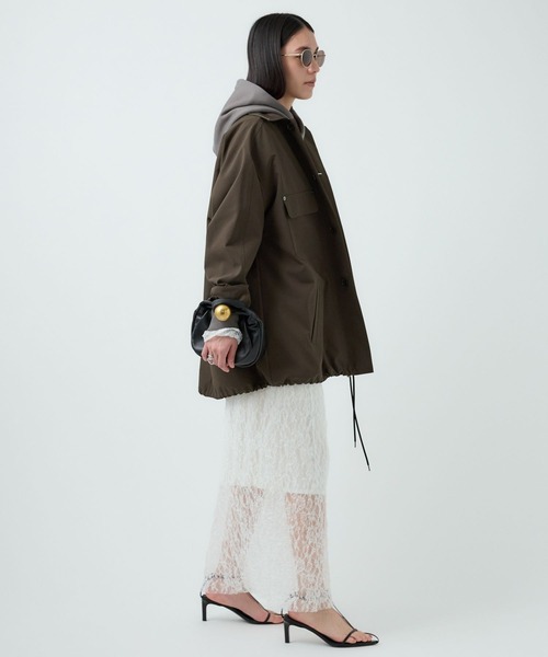 Chaos（カオス）の「Chaos(カオス)/◇VACHEMENT◇ステンカラーコート　25AW（ステンカラーコート・レディース・ダークブラウン・FREE）」の4枚目の写真