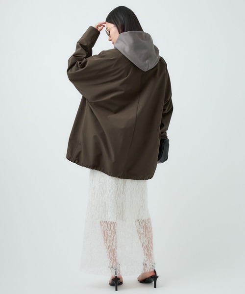 Chaos（カオス）の「Chaos(カオス)/◇VACHEMENT◇ステンカラーコート　25AW（ステンカラーコート・レディース・ダークブラウン・FREE）」の5枚目の写真