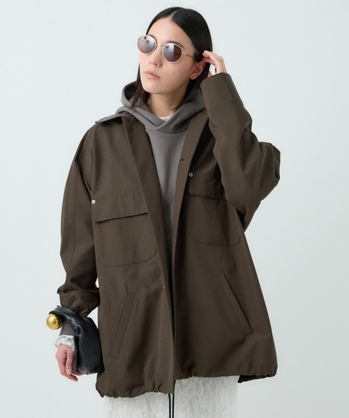 Chaos（カオス）の「Chaos(カオス)/◇VACHEMENT◇ステンカラーコート　25AW（ステンカラーコート・レディース・ダークブラウン・FREE）」の7枚目の写真