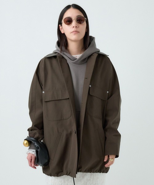 Chaos（カオス）の「Chaos(カオス)/◇VACHEMENT◇ステンカラーコート　25AW（ステンカラーコート・レディース・ダークブラウン・FREE）」の8枚目の写真