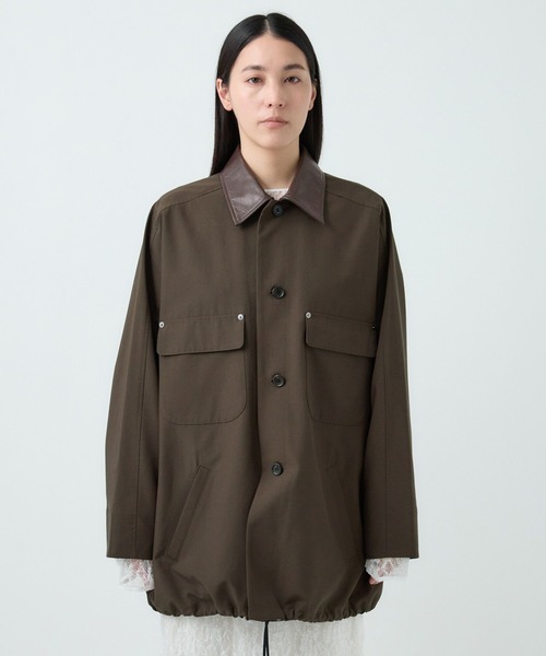 Chaos（カオス）の「Chaos(カオス)/◇VACHEMENT◇ステンカラーコート　25AW（ステンカラーコート・レディース・ダークブラウン・FREE）」の13枚目の写真