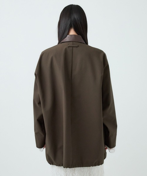 Chaos（カオス）の「Chaos(カオス)/◇VACHEMENT◇ステンカラーコート　25AW（ステンカラーコート・レディース・ダークブラウン・FREE）」の15枚目の写真