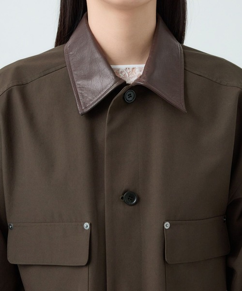 Chaos（カオス）の「Chaos(カオス)/◇VACHEMENT◇ステンカラーコート　25AW（ステンカラーコート・レディース・ダークブラウン・FREE）」の17枚目の写真