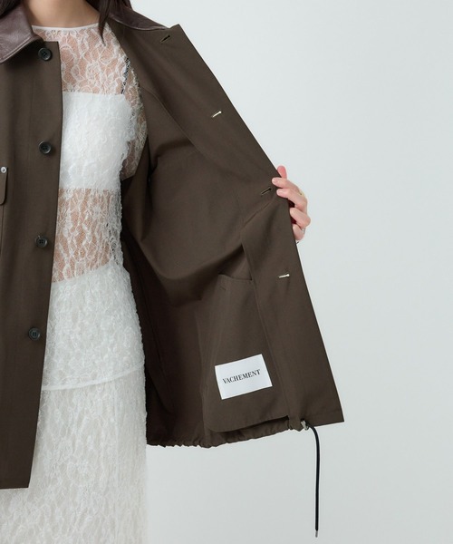 Chaos（カオス）の「Chaos(カオス)/◇VACHEMENT◇ステンカラーコート　25AW（ステンカラーコート・レディース・ダークブラウン・FREE）」の22枚目の写真