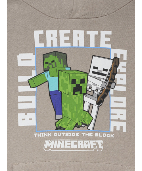 GAP（ギャップ）の「GapKids | マインクラフト リラックスフィット パーカー（パーカー・キッズ・ブラウン/ネイビー・120cm/130cm/140cm/150cm/110cm/160cm）」の5枚目の写真