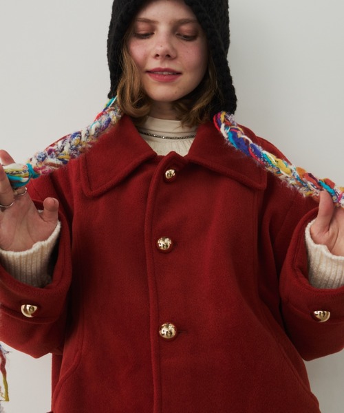 Unitage（ユニテージ）の「金釦ミドルコート（ステンカラーコート