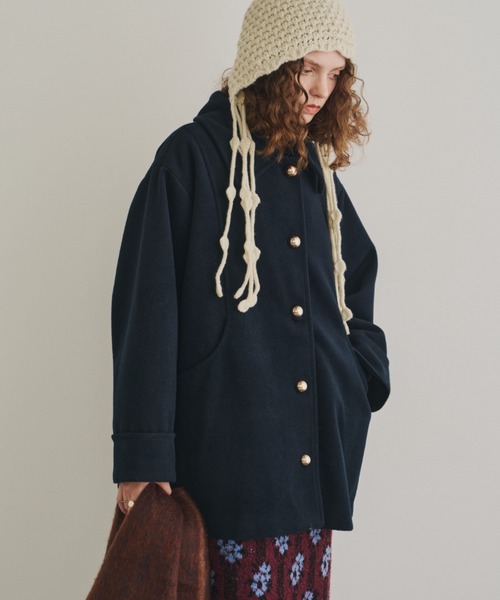 金釦ミドルコート（ステンカラーコート）｜Unitage（ユニテージ）の