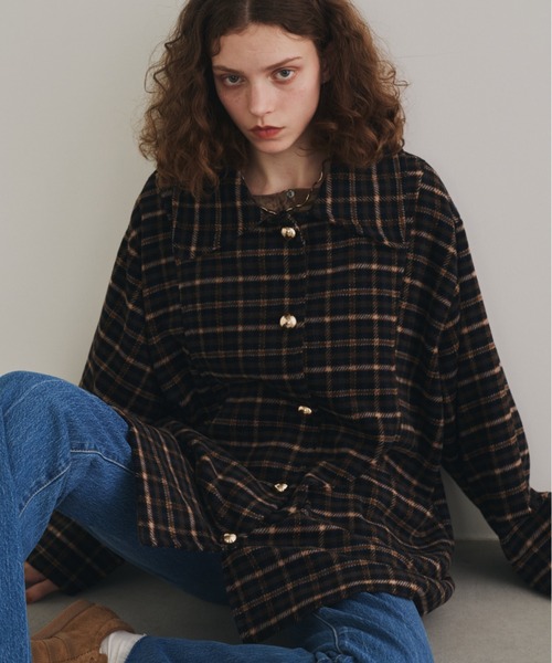 金釦ミドルコート（ステンカラーコート）｜Unitage（ユニテージ