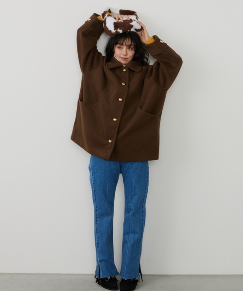 金釦ミドルコート（ステンカラーコート）｜Unitage（ユニテージ）の