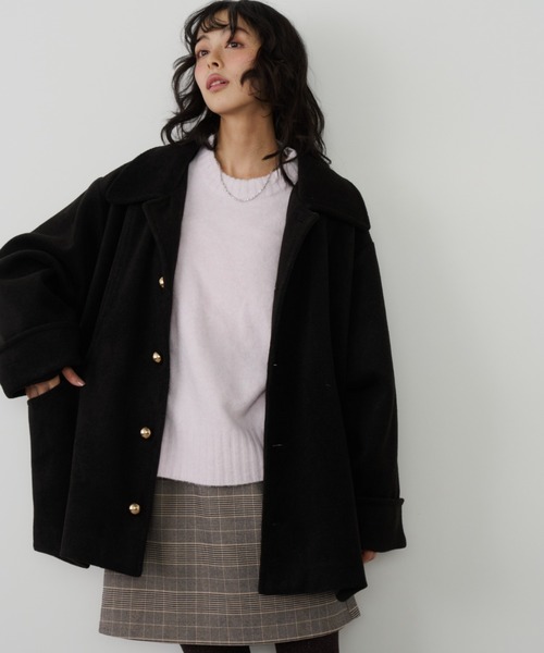 金釦ミドルコート（ステンカラーコート）｜Unitage（ユニテージ）の