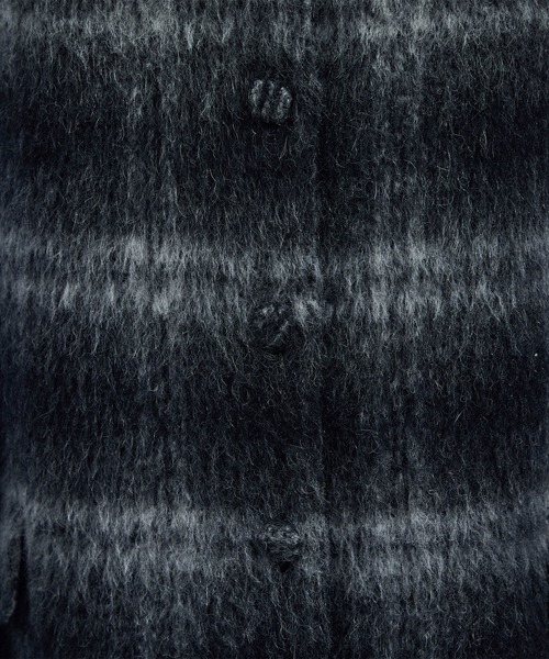 SALON adam et rope'(サロン アダム エ ロペ)の「BALLIシャギーミニジャンパースカート(ジャンパースカート・レディース・グレー系その他/イエロー系その他・FREE)」の3枚目の写真