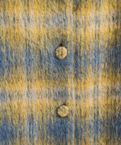 SALON adam et rope'(サロン アダム エ ロペ)の「BALLIシャギーミニジャンパースカート(ジャンパースカート・レディース・グレー系その他/イエロー系その他・FREE)」の5枚目の写真