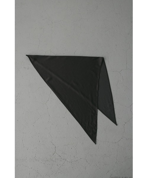 STYLEMIXER(スタイルミキサー)の「サテンスカーフ(バンダナ/スカーフ・レディース・ブラウン/アイボリー・FREE)」の8枚目の写真