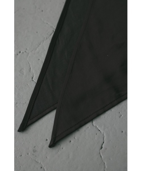 STYLEMIXER(スタイルミキサー)の「サテンスカーフ(バンダナ/スカーフ・レディース・ブラウン/アイボリー・FREE)」の9枚目の写真