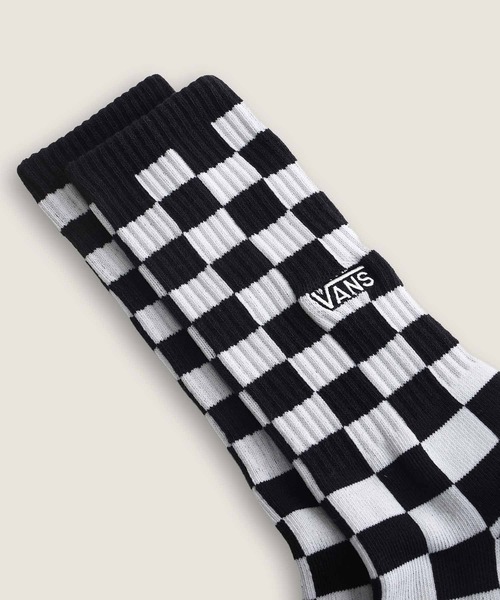 VANS(バンズ)の「チェッカーボード クルーソックス(ソックス/靴下・メンズ・ブラック×ホワイト・MEDIUM/LARGE)」の3枚目の写真