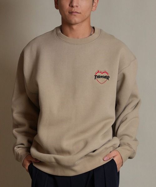 セール】THRASHER/スラッシャー トレーナー スウェット クルーネック