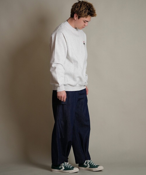 THRASHER(スラッシャー)の「THRASHER/スラッシャー トレーナー スウェット クルーネック ロゴ 裏起毛 254TH1TR064(スウェット・メンズ・ホワイト/ベージュ/ブラック・L/M/XL)」の9枚目の写真