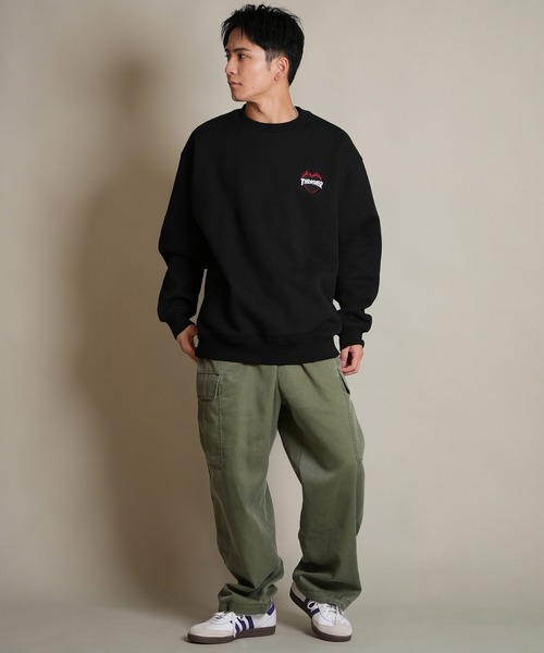 THRASHER(スラッシャー)の「THRASHER/スラッシャー トレーナー スウェット クルーネック ロゴ 裏起毛 254TH1TR064(スウェット・メンズ・ホワイト/ベージュ/ブラック・L/M/XL)」の12枚目の写真