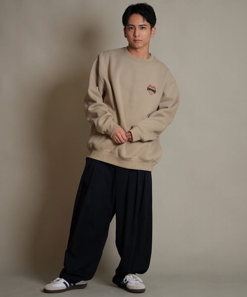THRASHER(スラッシャー)の「THRASHER/スラッシャー トレーナー スウェット クルーネック ロゴ 裏起毛 254TH1TR064(スウェット・メンズ・ホワイト/ベージュ/ブラック・L/M/XL)」の18枚目の写真