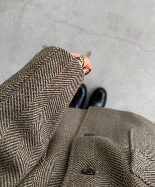 セール】ボアカラーミドルコート（ステンカラーコート）｜callautia