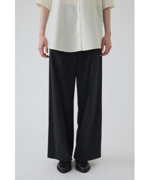 RIM.ARK（リムアーク）の「Move belt light PT ムーブベルトライトパンツ（スラックス・レディース・グレー/ブラック・38/36）」の3枚目の写真