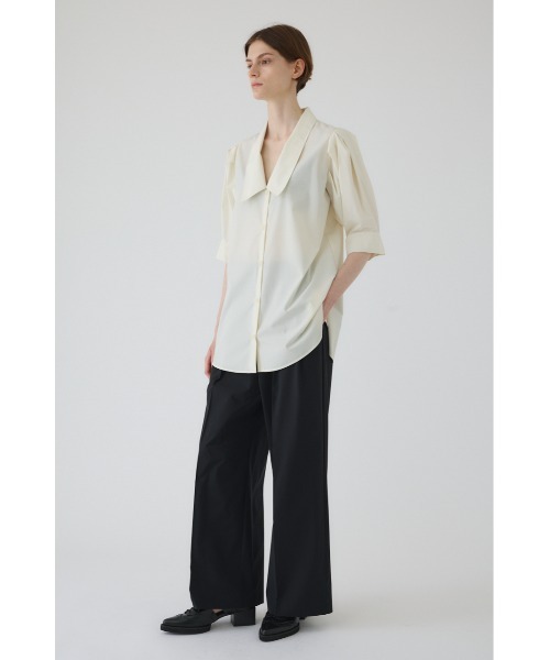 RIM.ARK（リムアーク）の「Move belt light PT ムーブベルトライトパンツ（スラックス・レディース・グレー/ブラック・38/36）」の4枚目の写真