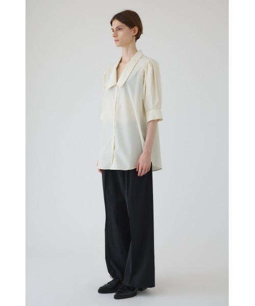 RIM.ARK（リムアーク）の「Move belt light PT ムーブベルトライトパンツ（スラックス・レディース・グレー/ブラック・38/36）」の6枚目の写真