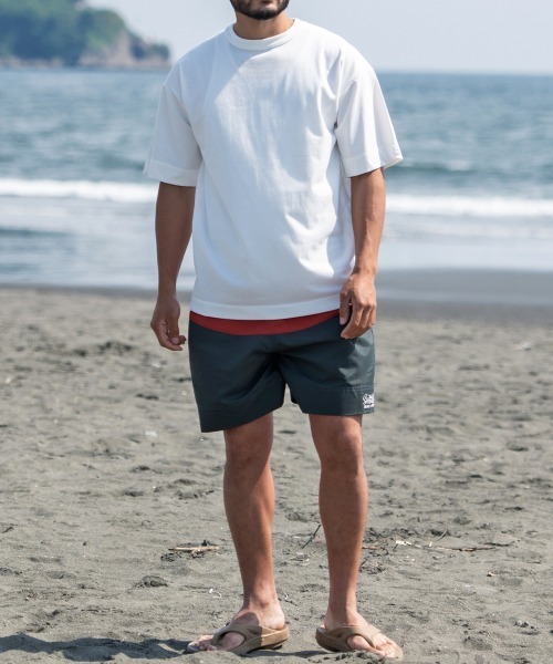 Sunny Smith(サニースミス)の「へビーオンス Cool Smith ワッペン 半袖Tシャツ(Tシャツ/カットソー・メンズ・チャコール/オフホワイト/ネイビー・LARGE/MEDIUM)」の5枚目の写真
