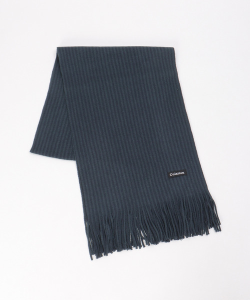 ikka(イッカ)の「【抗菌防臭】ラッセルシャドーストライプマフラー(マフラー・メンズ・ワイン/モカ/ネイビー/ブラック・FREE)」の3枚目の写真