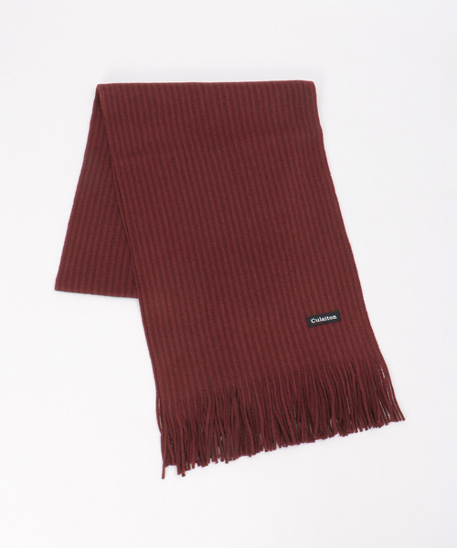 ikka(イッカ)の「【抗菌防臭】ラッセルシャドーストライプマフラー(マフラー・メンズ・ワイン/モカ/ネイビー/ブラック・FREE)」の4枚目の写真
