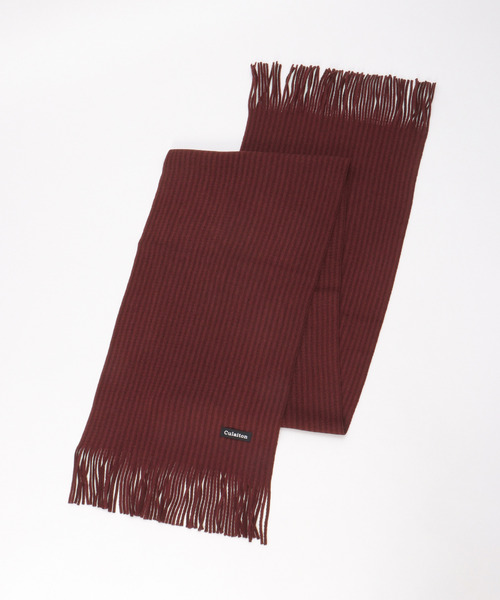 ikka(イッカ)の「【抗菌防臭】ラッセルシャドーストライプマフラー(マフラー・メンズ・ワイン/モカ/ネイビー/ブラック・FREE)」の18枚目の写真