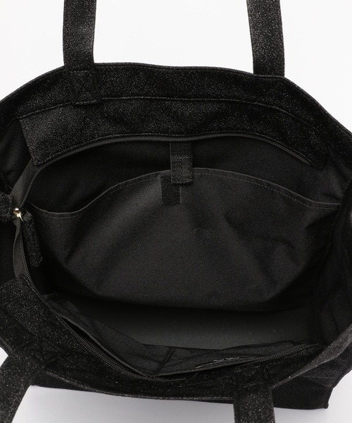 GLOBAL WORK（グローバルワーク）の「推しごとマルチWAYラメZIPトート/572599（トートバッグ・レディース・ブラック/オフホワイト/パープル系その他2/ライトグレー・FREE）」の10枚目の写真