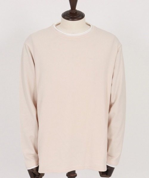 CAMBIO(カンビオ)の「mlt5349- スラブフェイクレイヤードロンT(CA02-55210)(Tシャツ/カットソー・メンズ・ブラック/アイボリー/ネイビー・XL/L/M)」の22枚目の写真