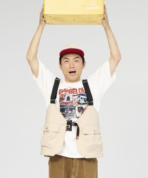 COLEMAN（コールマン）の「※【Coleman×TAKEDA BBQwith BAYFLOW】2WAYエプロンベスト（ベスト・メンズ・ブラック/ベージュ・FREE）」の2枚目の写真