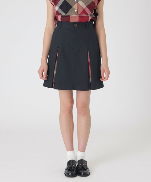 BLUE LABEL CRESTBRIDGE デニムミニスカート デニムミニスカート（スカート）｜BLUE LABEL CRESTBRIDGE(ブルー