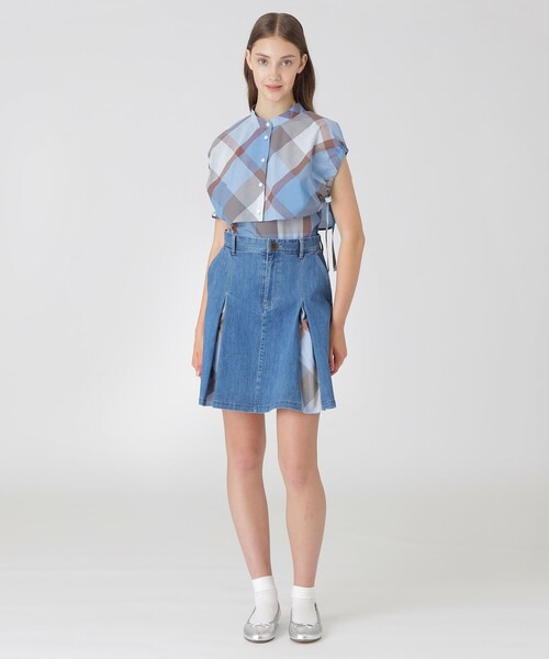 セール】デニムミニスカート（デニムスカート）｜BLUE LABEL