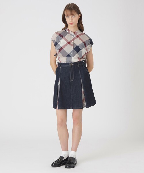 セール】デニムミニスカート（デニムスカート）｜BLUE LABEL