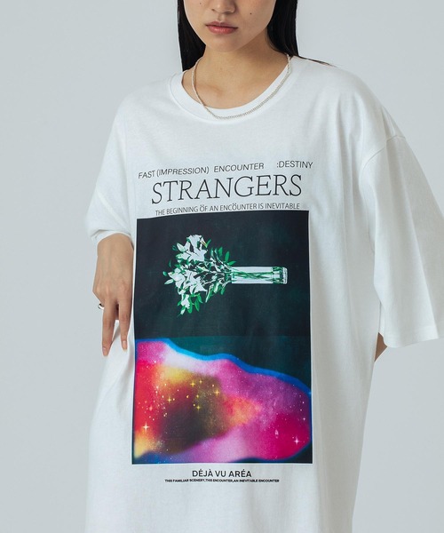 OKIRAKU（オキラク）の「(OKIRAKU×ROSEBUD)DOCKING GRAPHIC DRESS（ワンピース・レディース・ホワイト/ブラック・ONE SIZE）」の5枚目の写真