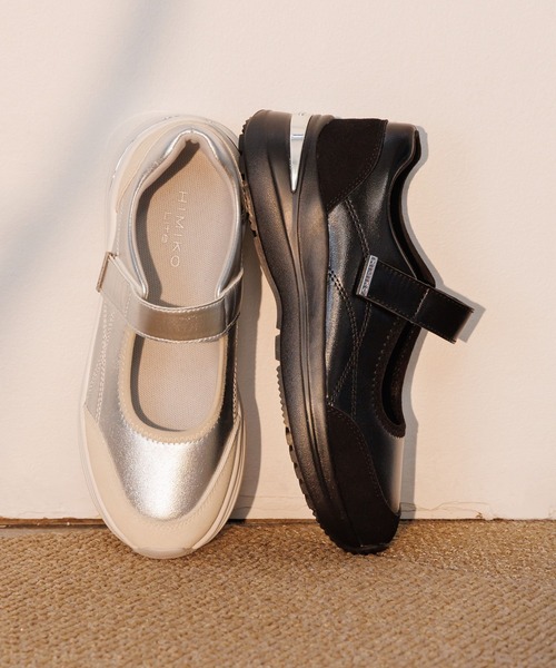HIMIKO(ヒミコ)の「【HIMIKO】【25AW】メリージェーンスニーカーサンダル/657301(バレエシューズ・レディース・シルバー/ブラック・22.5cm/23.5cm/24.0cm/25.0cm/25.5cm/23.0cm/24.5cm)」の16枚目の写真
