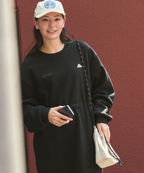 KELTY/ケルティ 別注 ダブルロゴ刺繍 ウエストドローコード ストレッチ