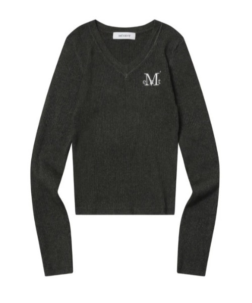 セール】【MUCENT】ブランド直輸入正規品/ジャンニ Vネック クロップド