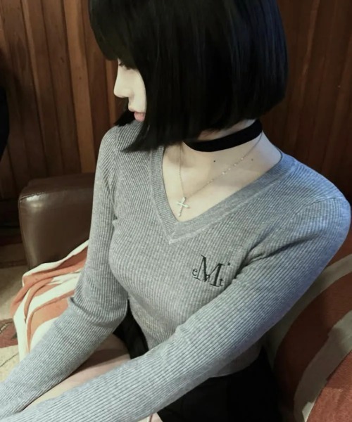 STONE  リブ編みニットセーター STONE ISLAND - 【ラスト1点】36B4 / KNIT SWEATER / ニット