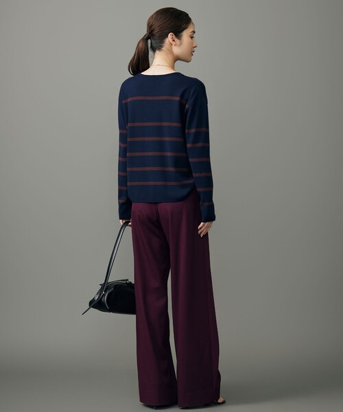 自由区(ジユウク)の「フロントディテールラップワイド パンツ(その他パンツ・レディース・黄土色系/ブラック系/ワイン系/ブラック系2・38/40)」の11枚目の写真