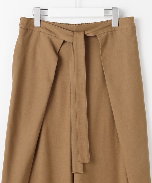 自由区(ジユウク)の「フロントディテールラップワイド パンツ(その他パンツ・レディース・黄土色系/ブラック系/ワイン系/ブラック系2・38/40)」の18枚目の写真
