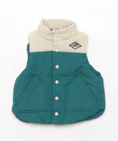 Life Support Products(라이프 서포트 프로덕츠)의 「【머신 워셔블】요크 전환 퀼트 베스트(다운 베스트)」｜에메랄드