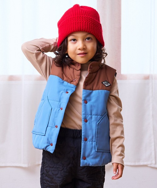 Life Support Products(라이프 서포트 프로덕츠)의 「【머신 워셔블】요크 전환 퀼트 베스트(다운 베스트)」｜다크 블루