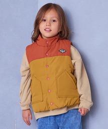 キッズのダウンベスト（イエロー/黄色系）ファッション通販 - ZOZOTOWN