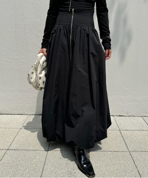 HIGH WAIST BALLOON SLIT SKIRT（スカート）｜Ameri（アメリ）の