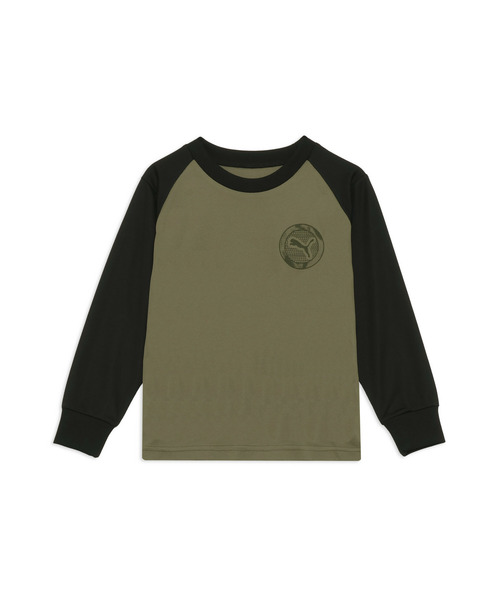 PUMA(プーマ)の「PUMA プーマ ボーイズ アクティブ スポーツ ポリ 長袖 Tシャツ 120-160cm(Tシャツ/カットソー・キッズ・グリーン系その他/ブルー系その他4/ブラック・150/160/120/130/140)」の2枚目の写真