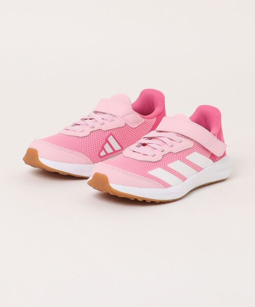 adidas(アディダス)の「ADIDAS アディダス 17-21 FAITO EL K ファイト EL JQ9516 BLIS/FTWR/CLEA(スニーカー・キッズ・ピンク・17/18/19/20/21)」の1枚目の写真